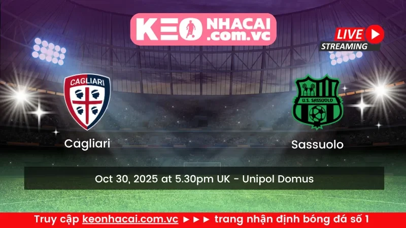 Cagliari vs Sassuolo